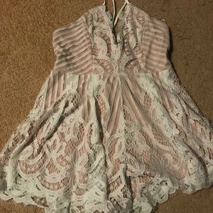 White Lace Romper